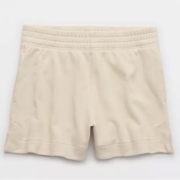 aerie Pants - Aerie Sun's Out High Waisted Short Women's Light Tan lounge Shorts